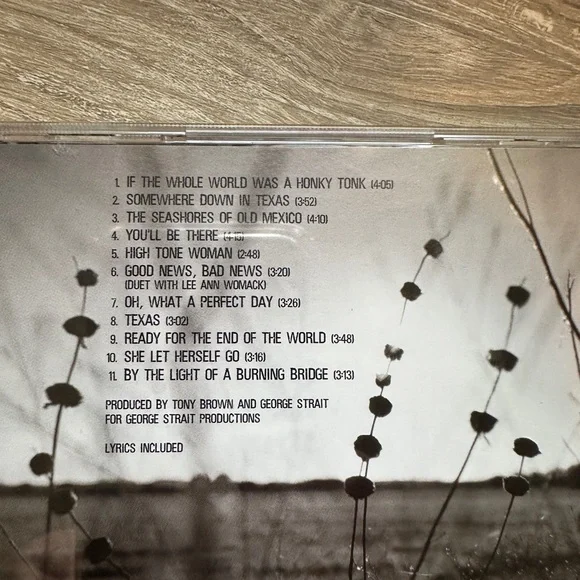 George Strait - Somewhere Down in Texas CD - Picture 3 of 5